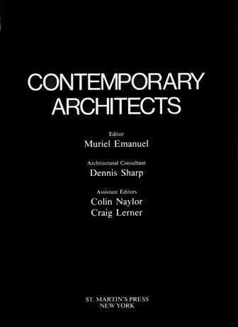 contemporary architects